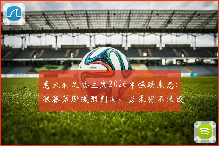 意大利足协主席2026年强硬表态：联赛若现缓刑判决，后果将不堪设想